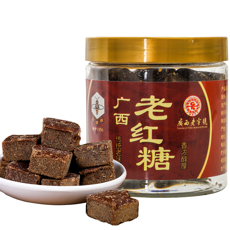 【蜜蜂牌】广西老红糖230g*2罐