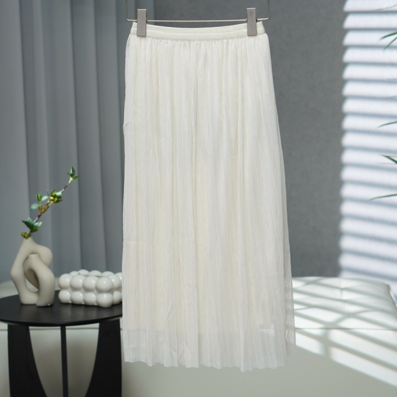 咏系列  Y300   女装时尚撤柜休闲半身裙米杏色B3052304