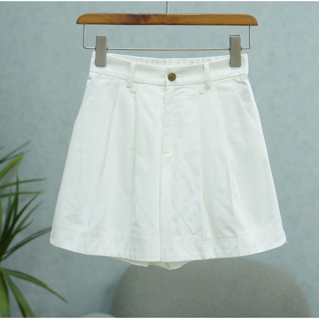 Shi系列   S219   女装简约时尚短裤白色2221017