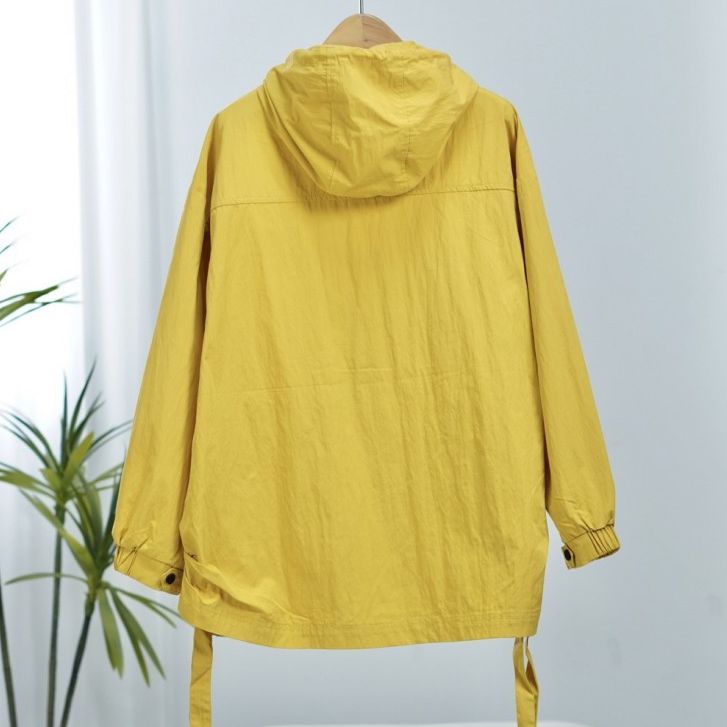 嘴系列  Y819  女装时尚撤柜梭织外套黄色PFACO211064W