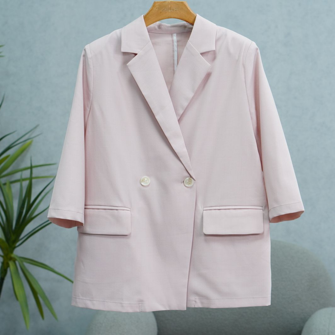 T系列   Y207   女装时尚撤柜休闲西装外套粉色X23QZ1022