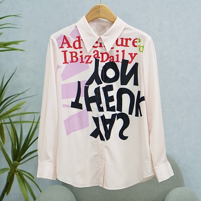 LI丽系列   Y529   女装时尚撤柜上衣衬衫浅粉42641201