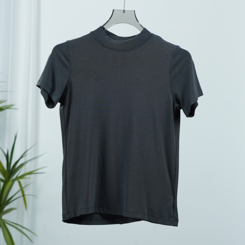 设计师系列  Y418  女装时尚撤柜短袖T恤衫碳灰TX0878