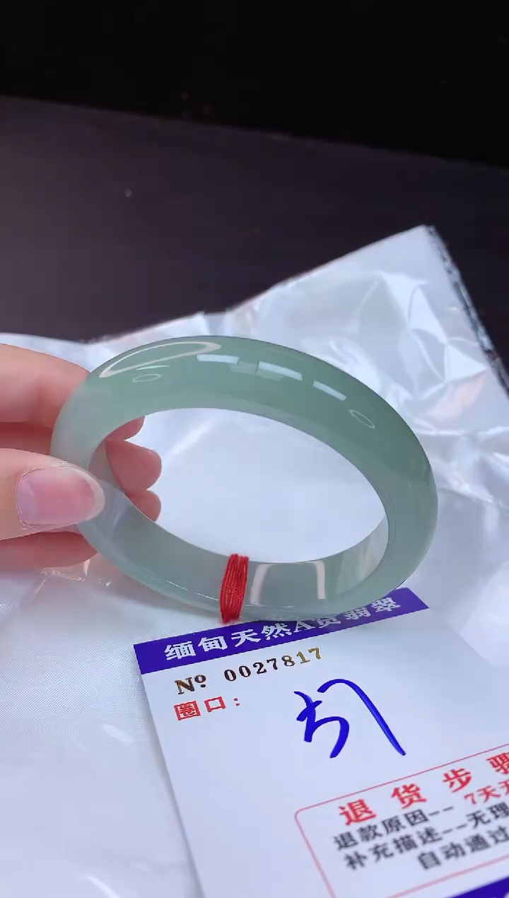 【闪购商品】翡翠手镯未镶嵌57+