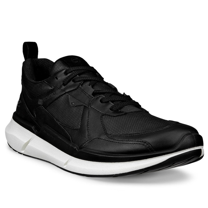 ECCO爱步防水透气男鞋 24年新款纯色慢跑鞋 健步BIOM2.2 830814