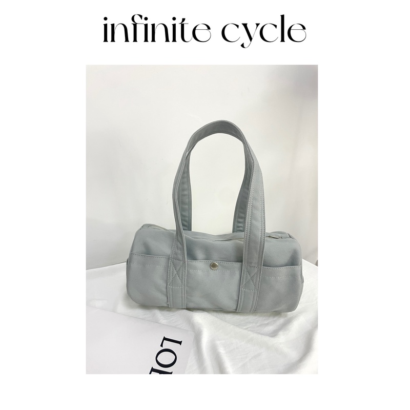 【862】infinite cycle韩国小众做旧水系牛仔包单肩包