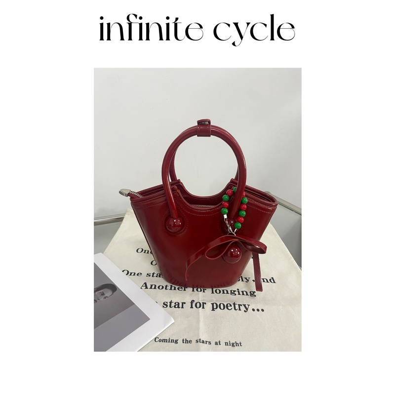 【926】infinite cycle韩国菜篮子包百搭手提斜挎包