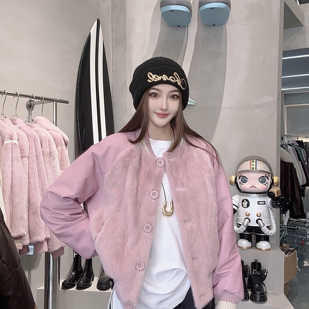 【SUSU推荐】棒球服减龄秋冬时尚款百搭洋气女装外套-OB88650