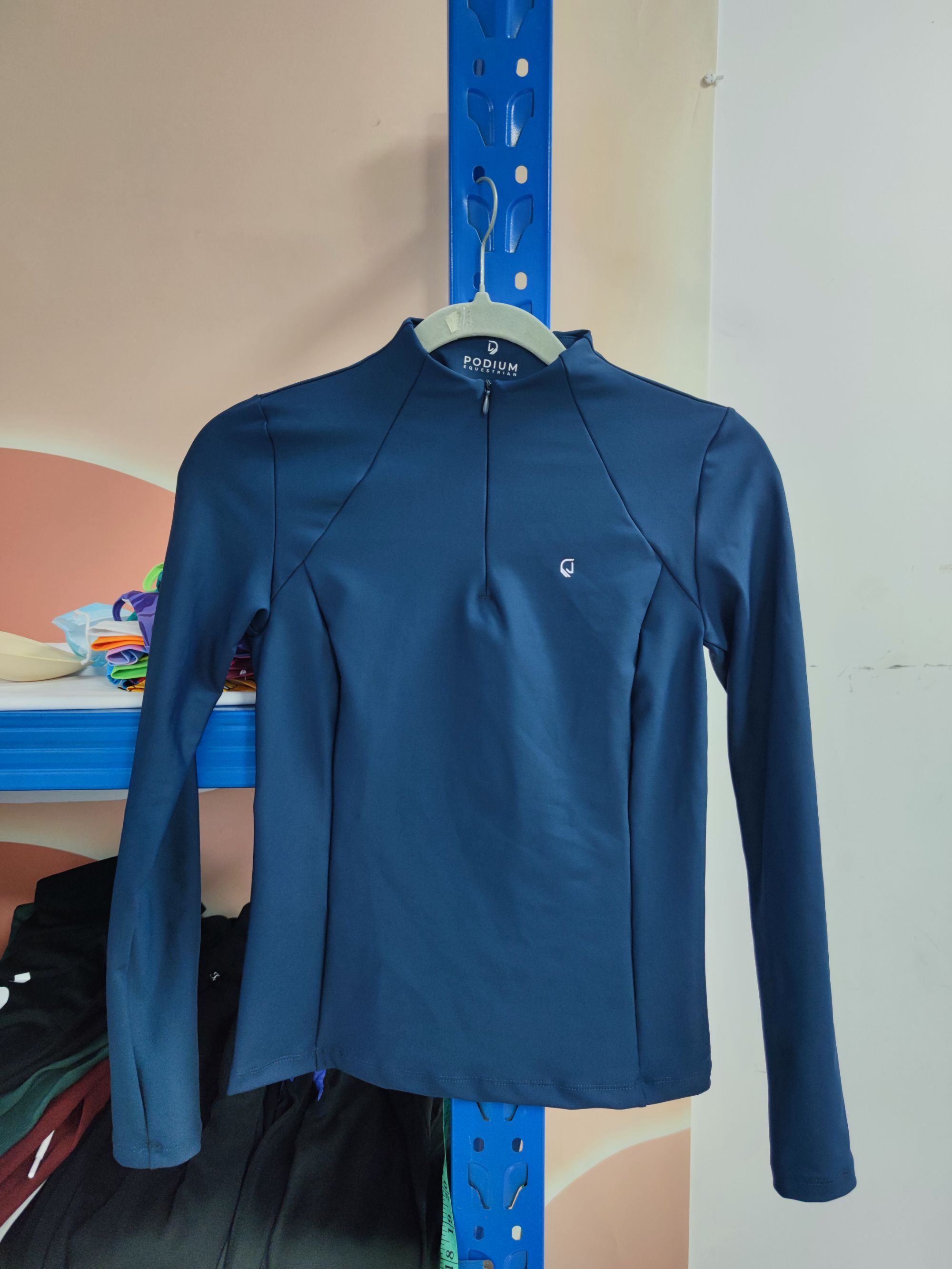 简美健 隐形拉链骑马上衣