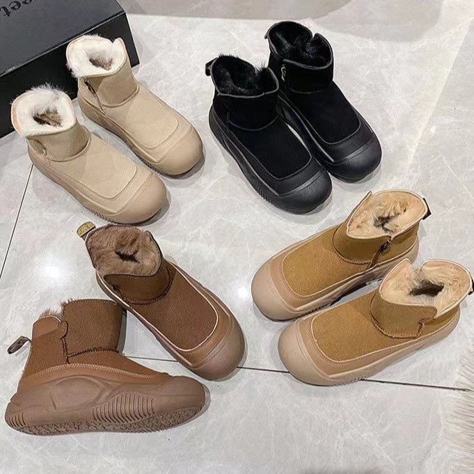 回力瑞雪地靴女2023新款冬季爆款加绒加厚保暖防滑百搭时尚女鞋靴
