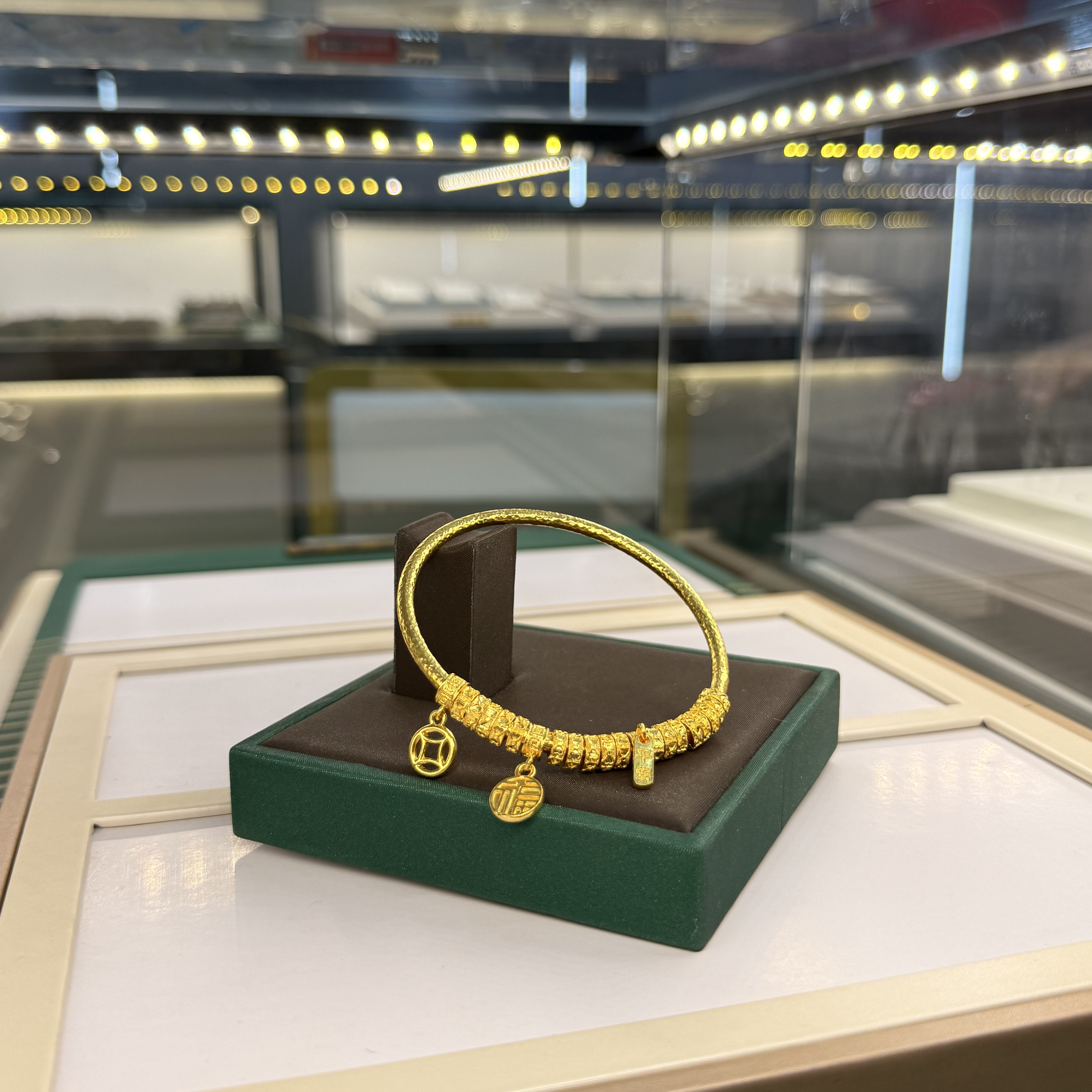 足银手镯 万贯手镯气质时尚精美总重30.88g