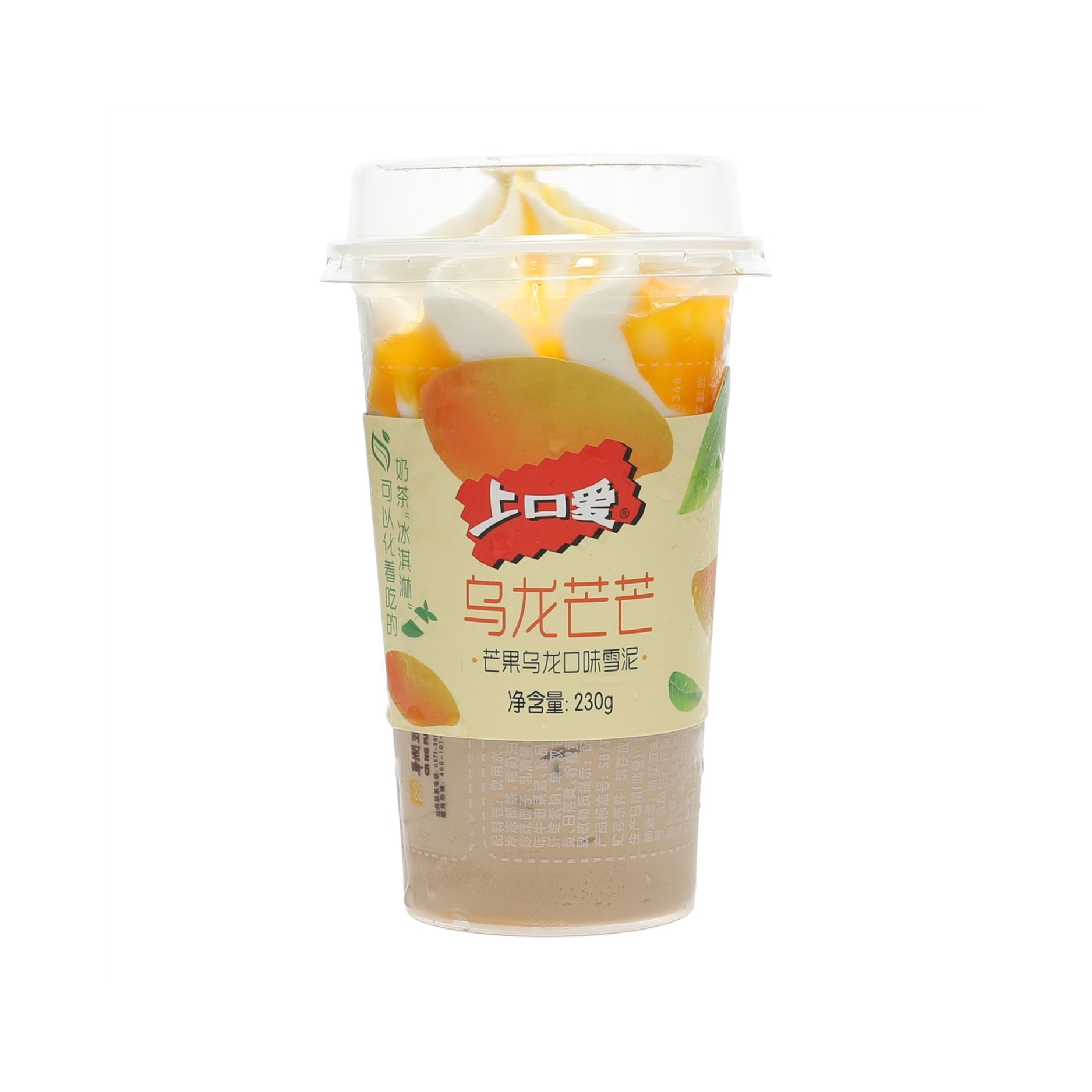 五丰上口爱芒果乌龙口味雪泥 230g
