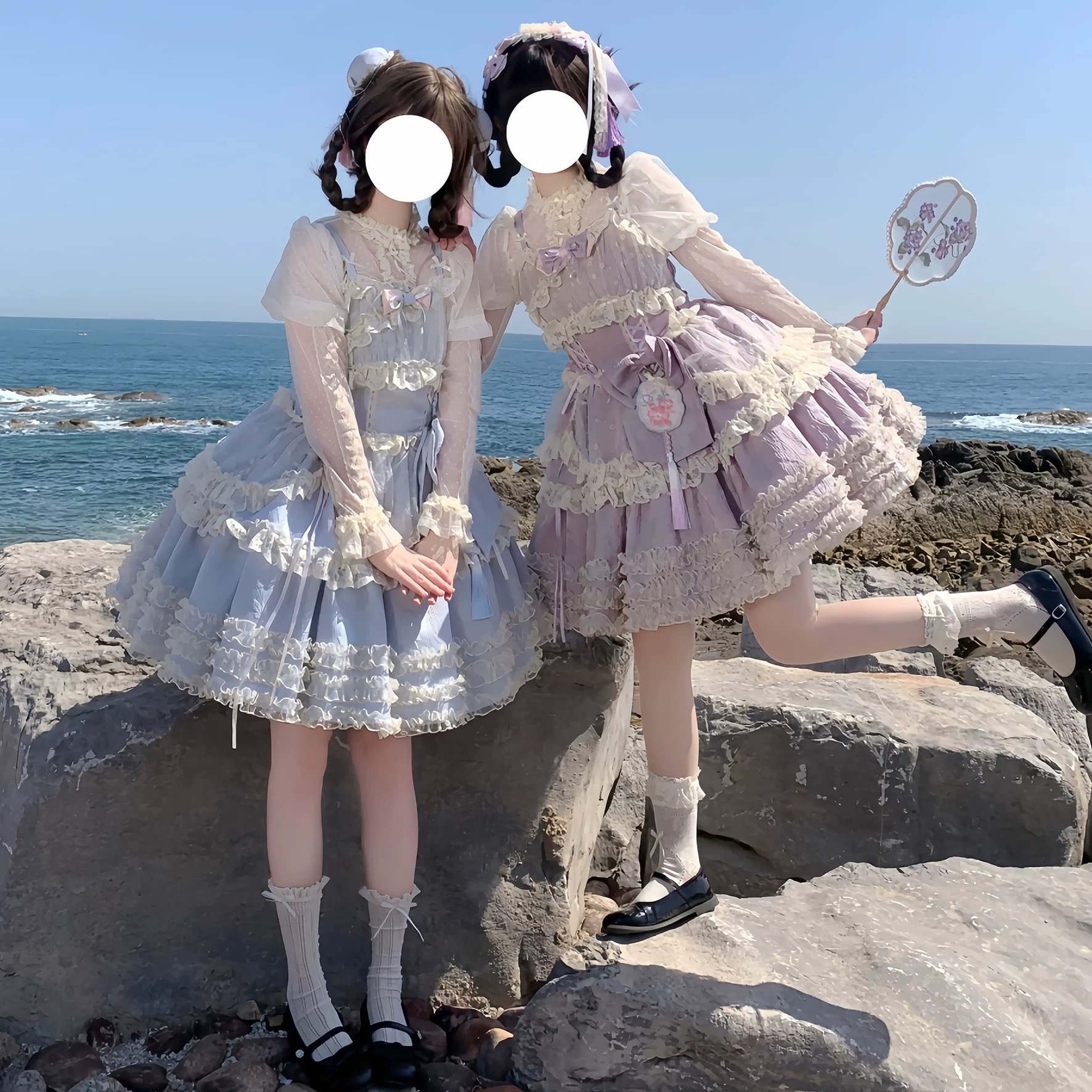 【官方合作店】【晚安桃桃】LOLITA中华风连衣裙，wawao晚安熊原创正版