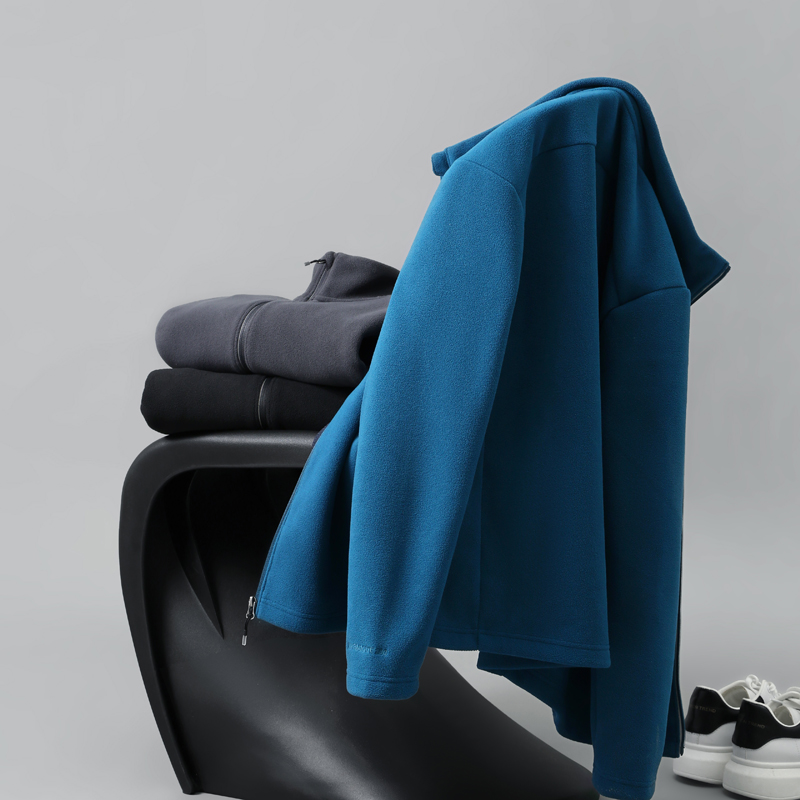 双面抓绒！基础百搭！户外男女情侣春秋新款摇粒绒时尚外套KF338