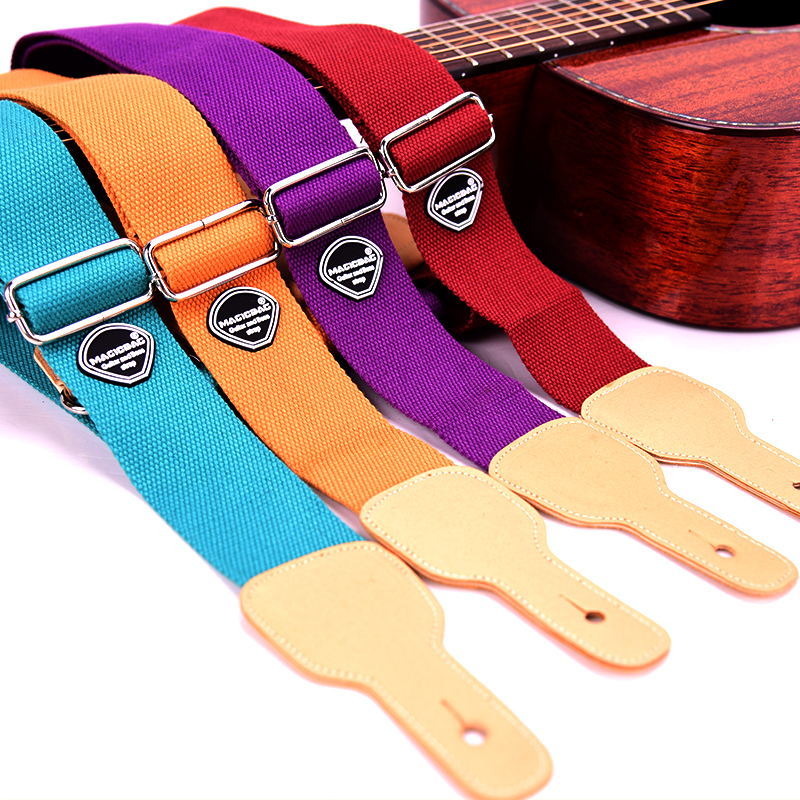 纯棉吉他背带民谣吉他电吉他贝斯背带通用男女初学者吉他通用背带