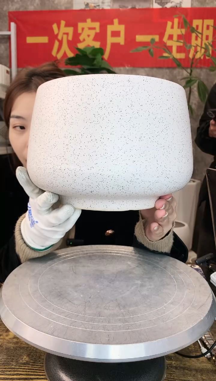 【闪购商品】陶瓷G22白麻点口径20X16