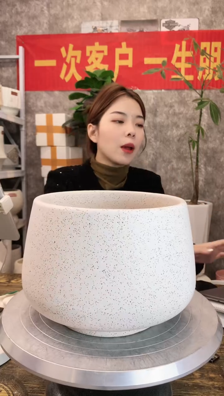 【闪购商品】密胺G22白麻点口20x16