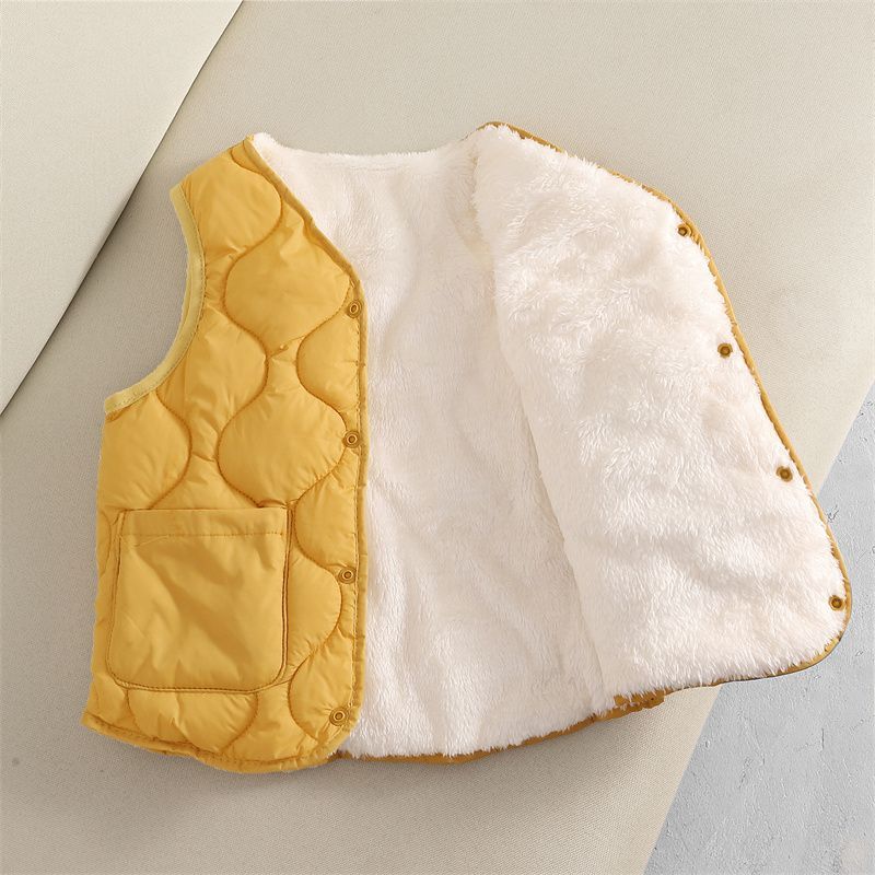 儿甲男童女童棉背心中大童校服神器加厚加绒内穿秋冬季新款