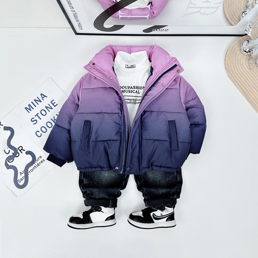 巴拉巴拉冬童装儿童棉衣棉服加厚男童洋气宝宝连帽中大童保暖韩版