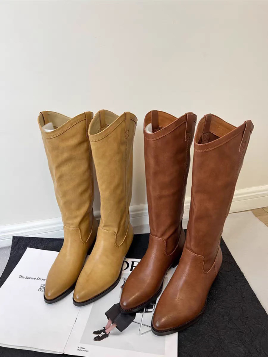 网红款白搭长靴 粗腿宝宝也可以穿