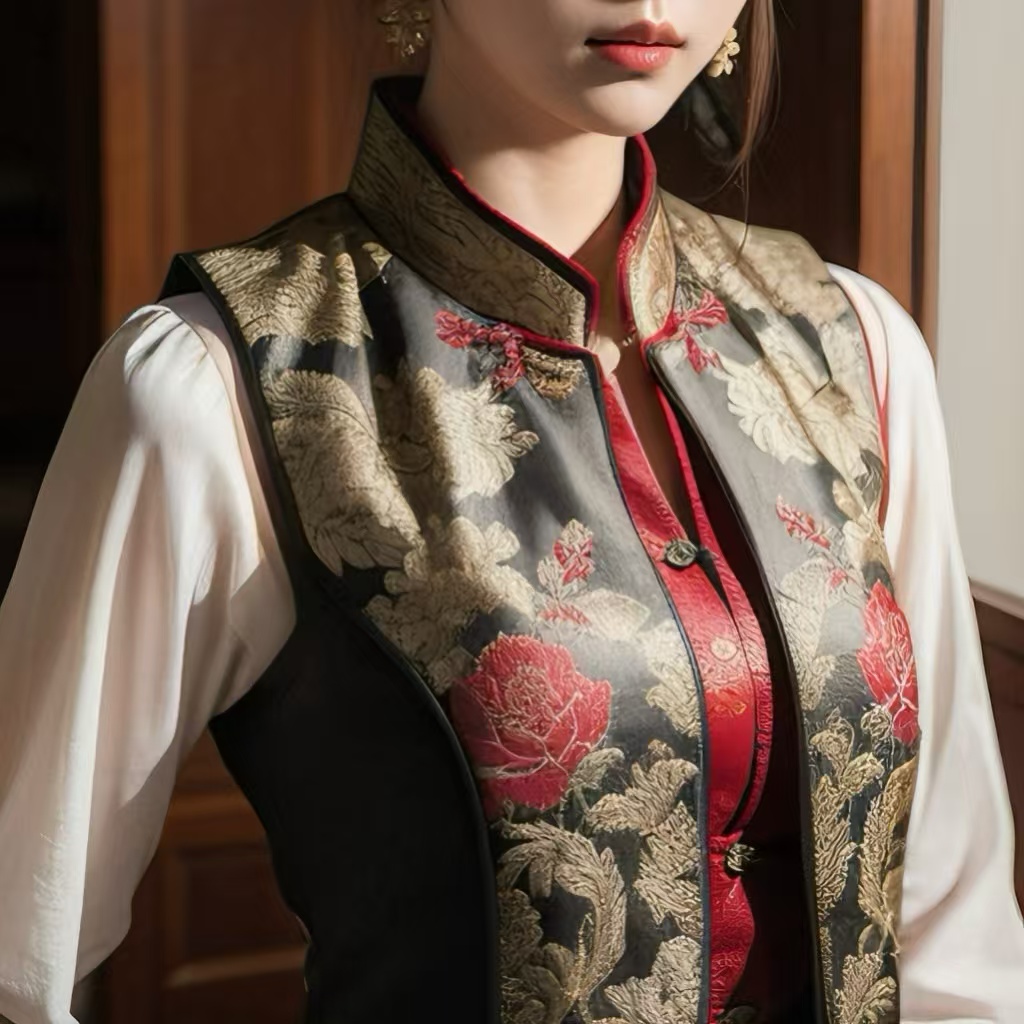 桑蚕丝秒拍链接休闲国风新中式女装