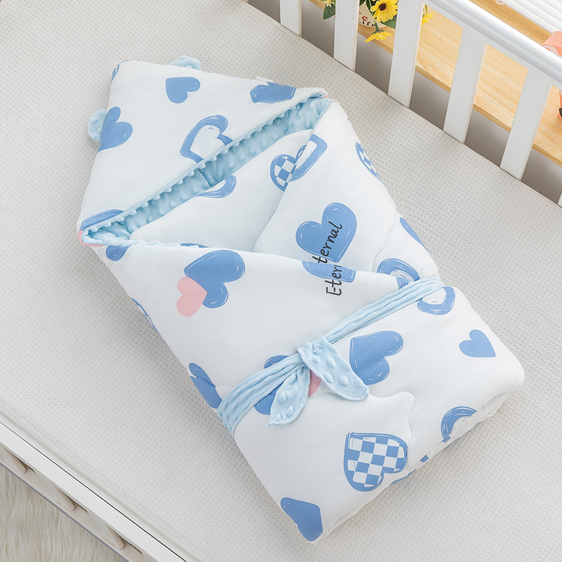 新生儿包被纯棉初生婴儿抱被春秋襁褓冬夏加厚包裹布被子宝宝用品