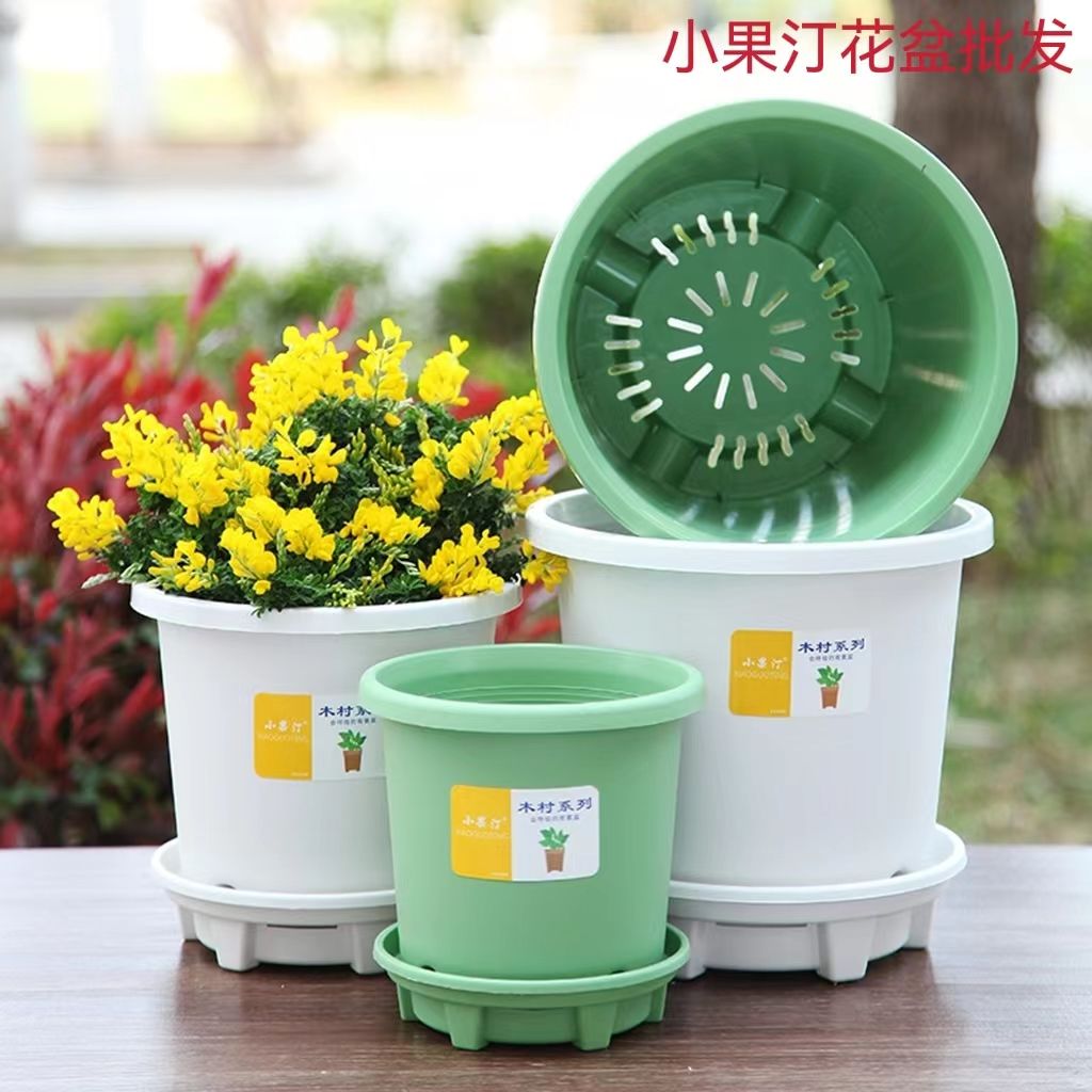 加厚树脂塑料小果汀花盆
