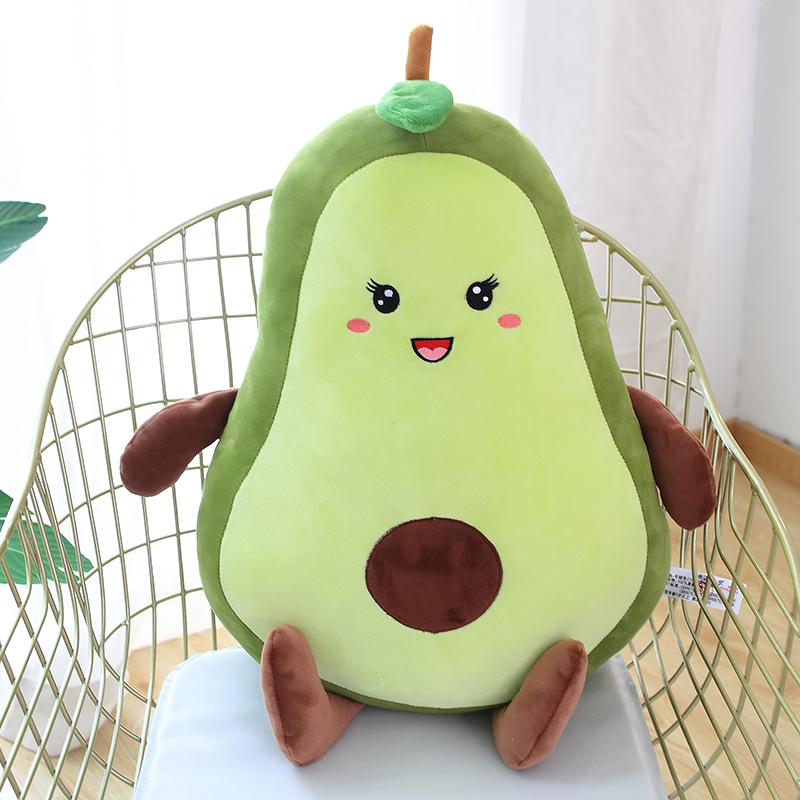 海利伟牛油果抱枕毛绒玩具布娃娃儿童玩偶生日礼物公仔水果靠垫女