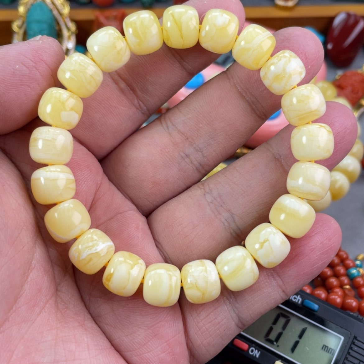 【闪购商品】琥珀珠宝奇石未镶嵌手*鱼44