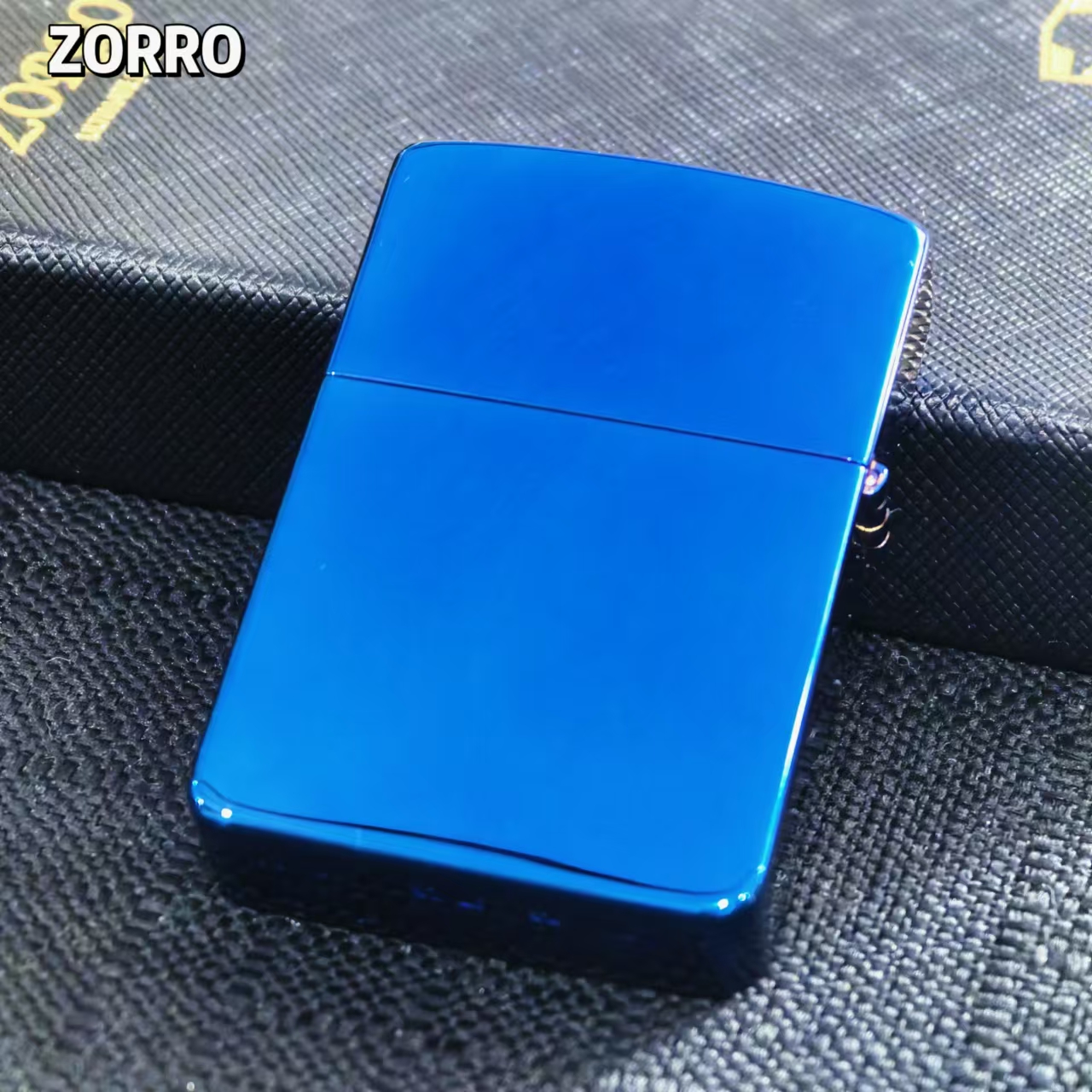 Zorro佐罗910蓝冰光板蓝冰机芯煤油打火机
