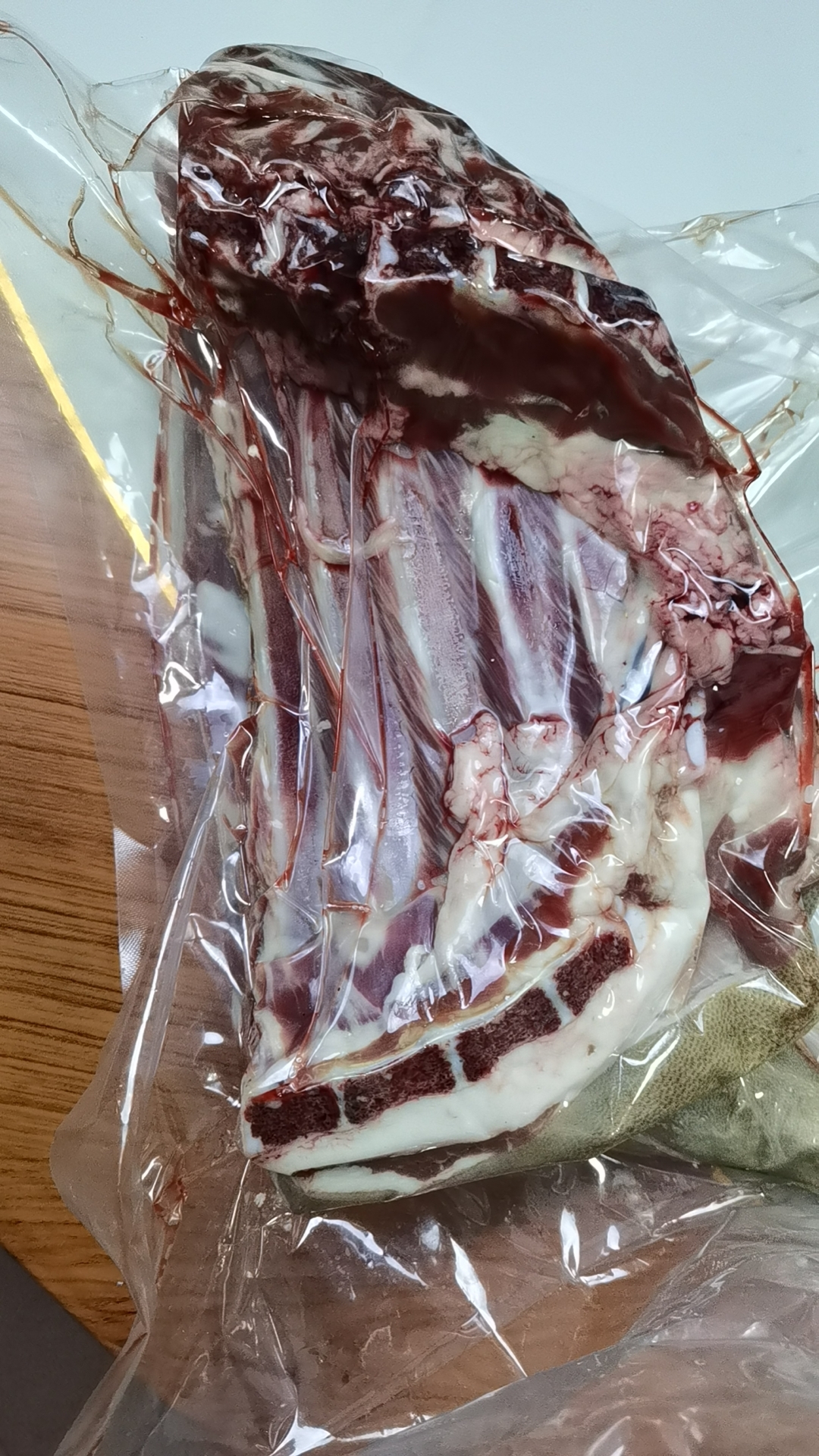 云南会泽火红黑山羊羊排带羊腿4.2市斤