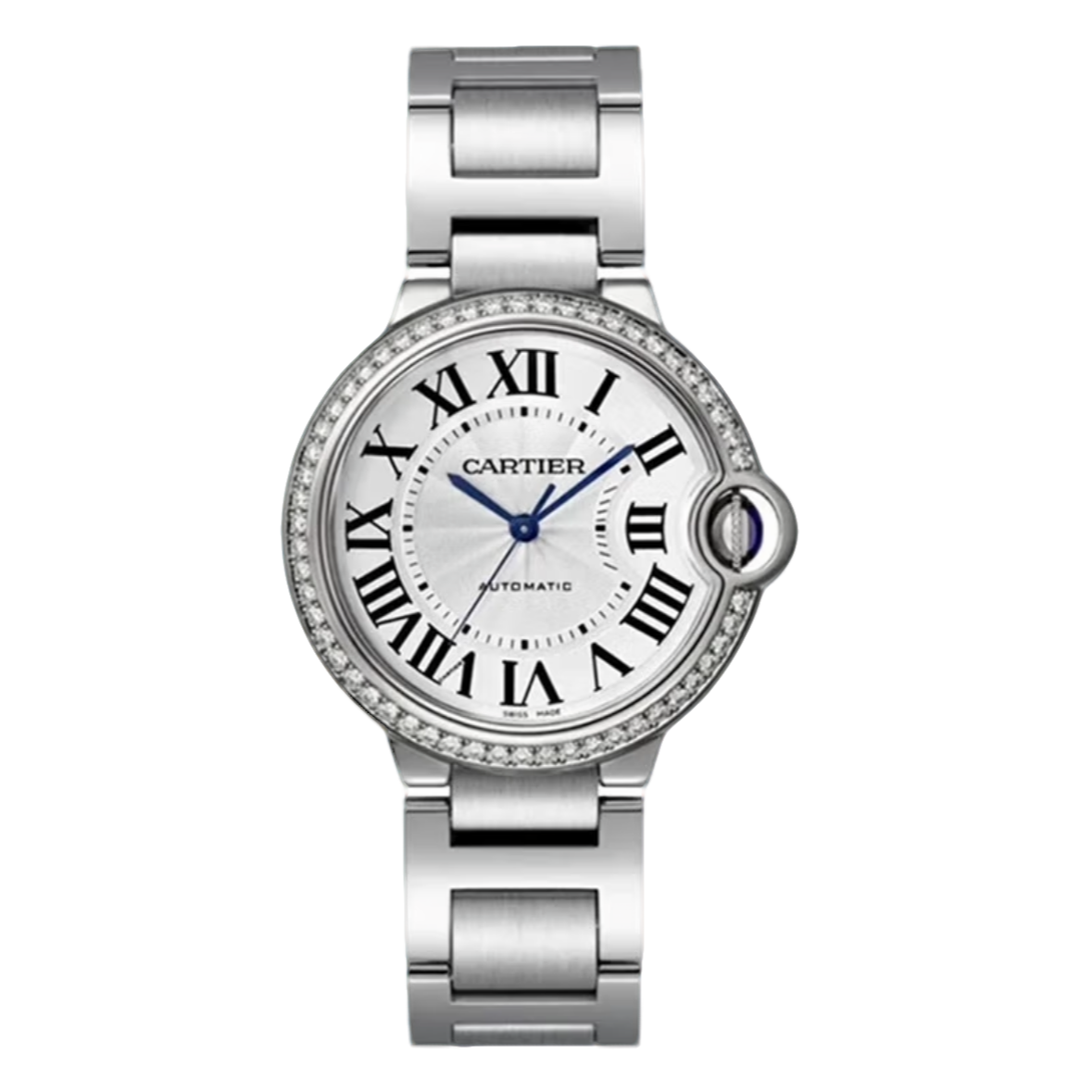 95新 Cartier/卡地亚 W4BB0016原钻蓝气球33mm单表带盒