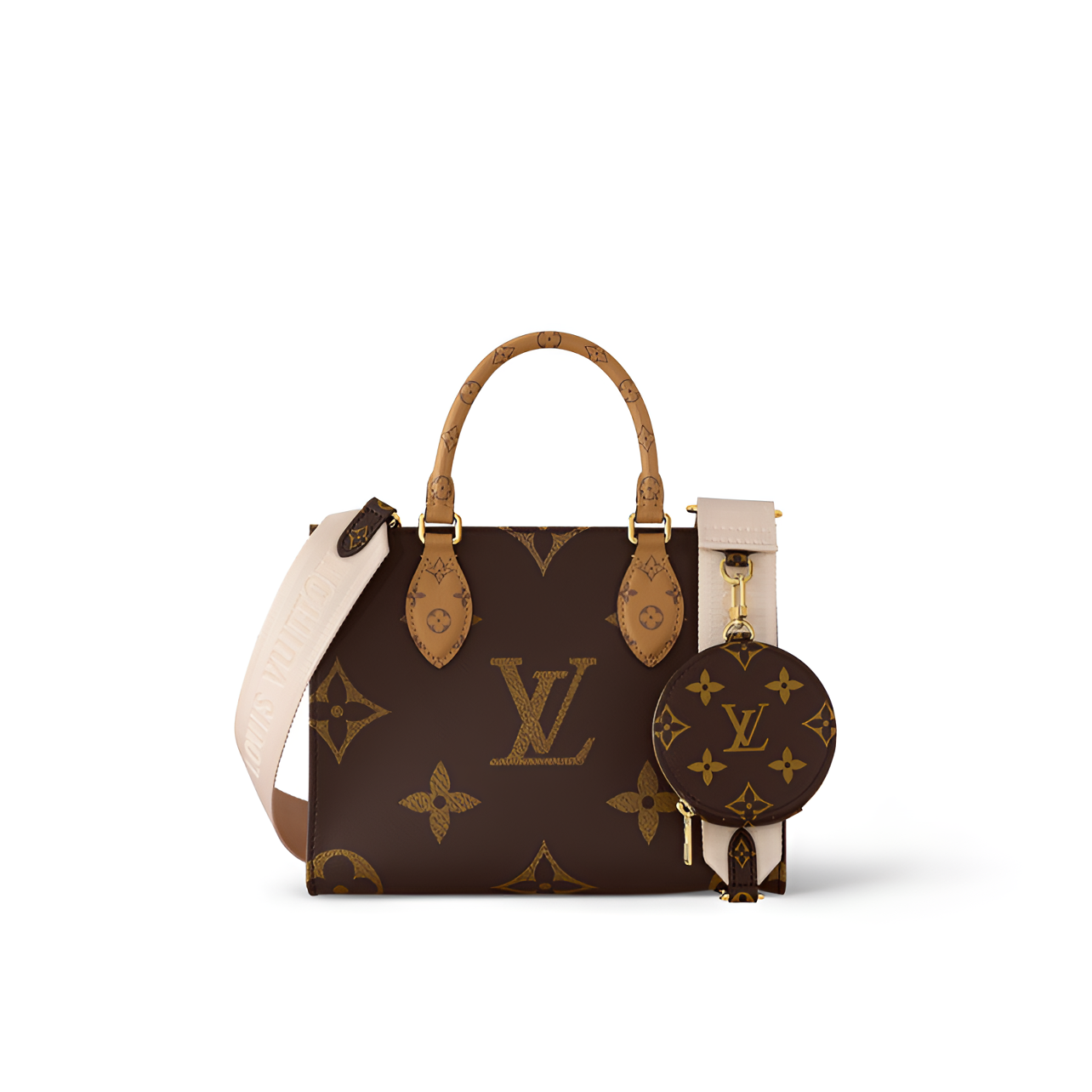 全新未使用 LouisVuitton/路易威登 on the go小号手提包斜挎包