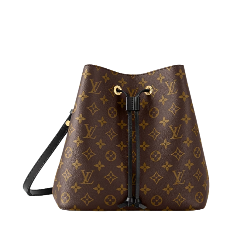 99新 LouisVuitton/路易威登 黑桶香槟桶单肩斜挎包