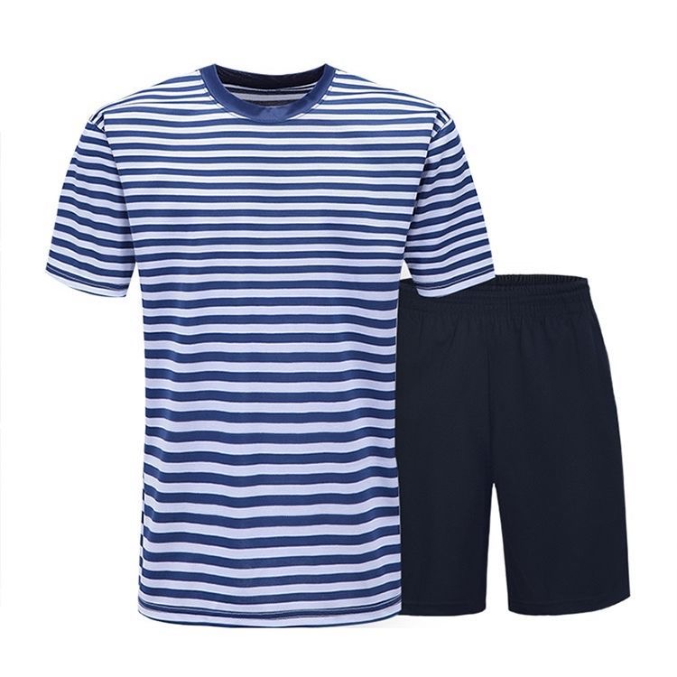 【君衣酷】2022正品蓝白体能训练服套装t恤速干衣