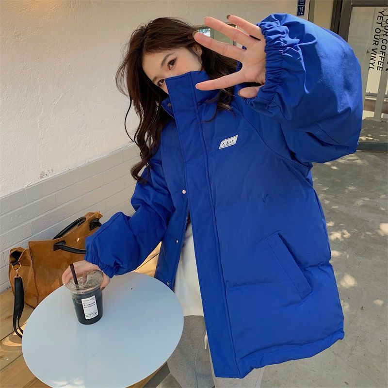 新款羽绒服双11特卖克莱因蓝羽绒羽绒服女冬季2023韩版宽松反季