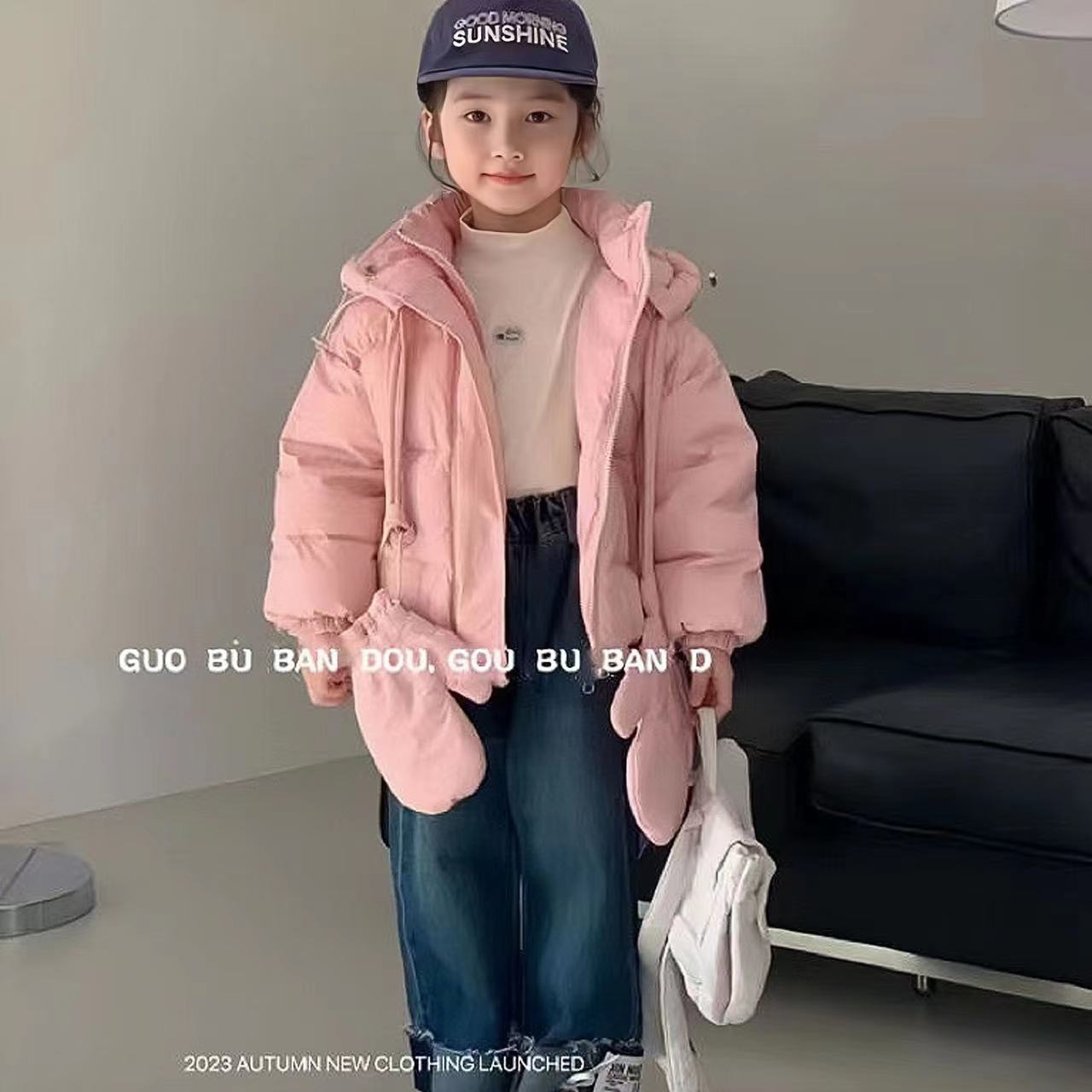 GBBD 童装女童冬款手套羽绒服羽绒服 889103
