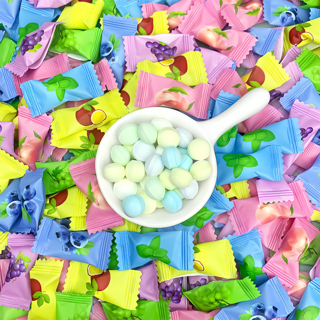 【4，99到手约170粒】薄荷糖糖果接吻酸甜清凉网红零食清新口气z