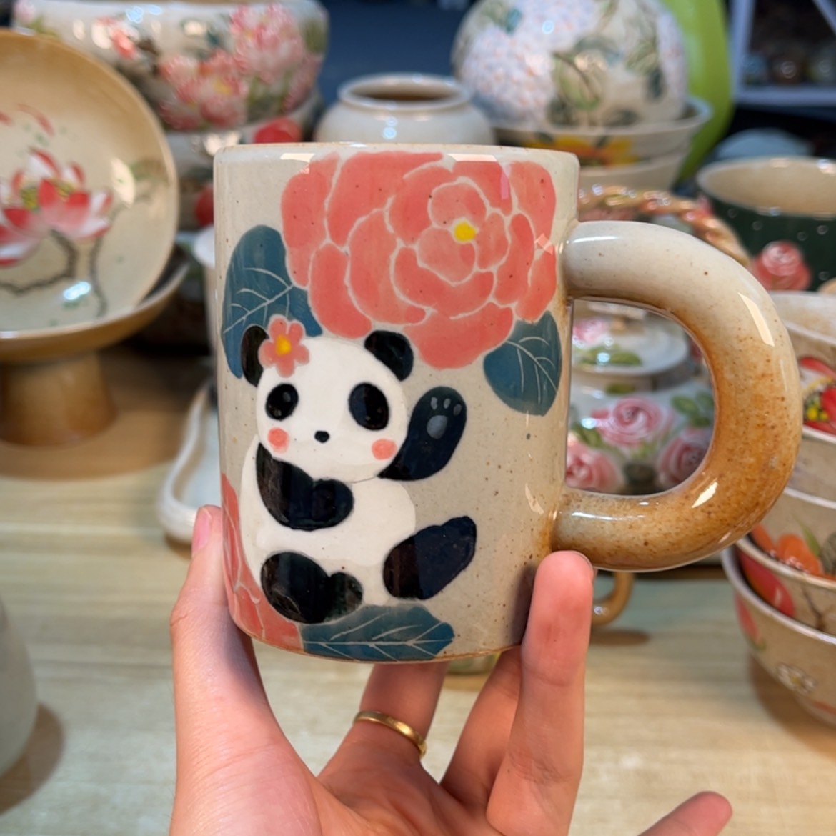 【闪购商品】杯景德镇陶瓷马克杯水杯