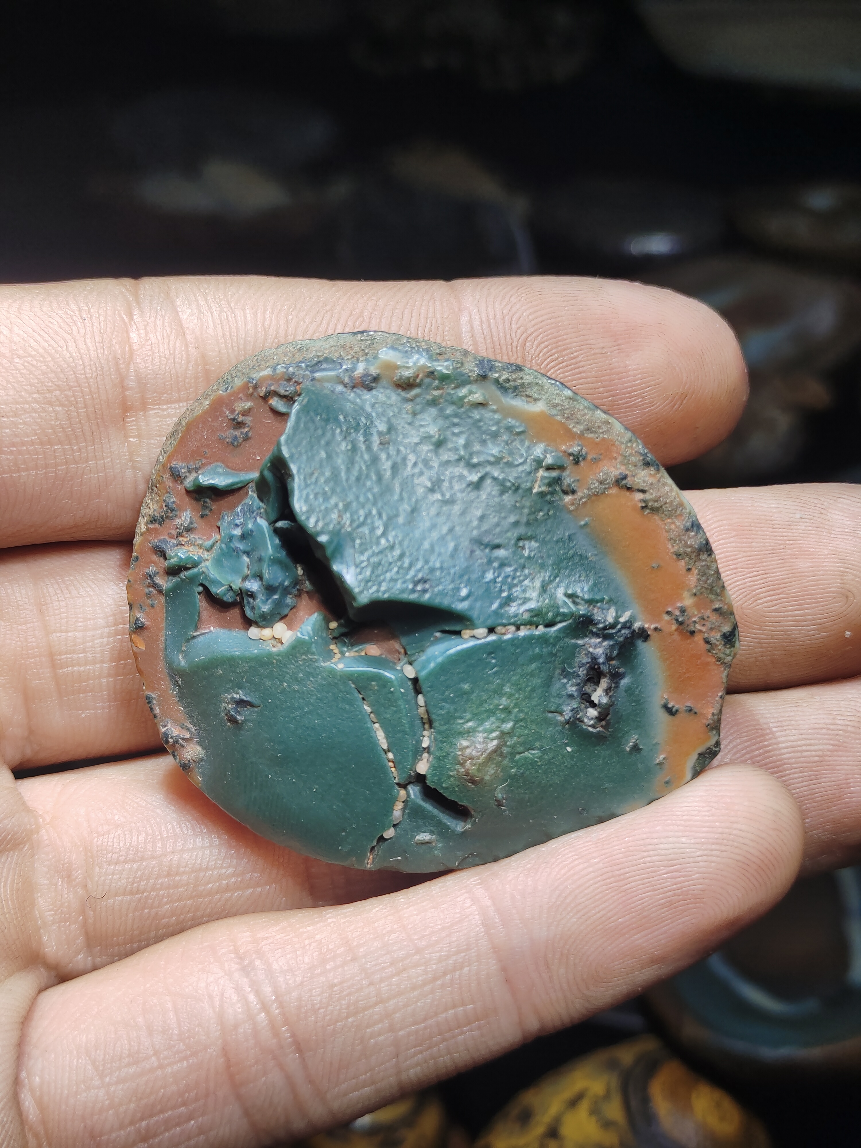 戈壁石 流水摆件