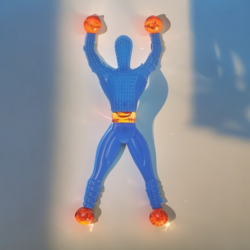 蜘蛛人粘性爬墙翻斗人创意整蛊翻跟斗蜘蛛侠整蛊爬行小粘人有趣