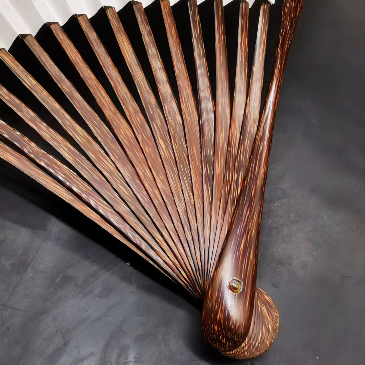 詹学峰师傅大茄头全芝麻竹 2.0口16方9.5长 