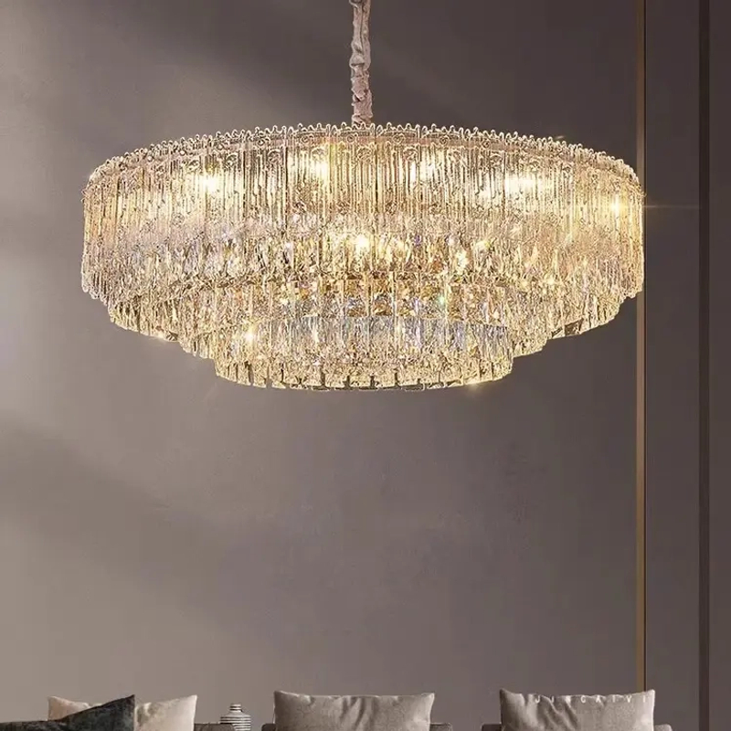后现代轻奢水晶吊灯客厅主灯现代简约奢华大气家用餐厅主卧室灯具