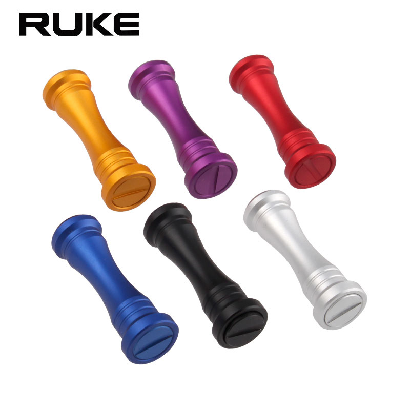 RUKE路亚改装鱼线轮握丸铝合金轻量化DIY配件仅2.8g适合D/S等渔轮