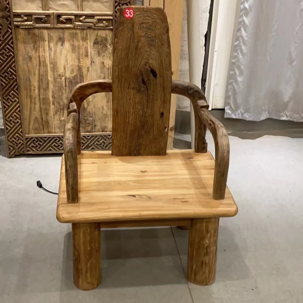 朴匠牛梭头主人椅家用客厅户外餐厅茶室咨询客服订制