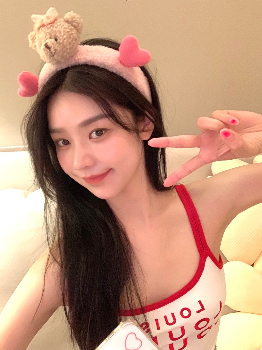 洗脸专用发箍女2023新款秋冬可爱小熊头箍束发带发卡发饰毛绒头饰