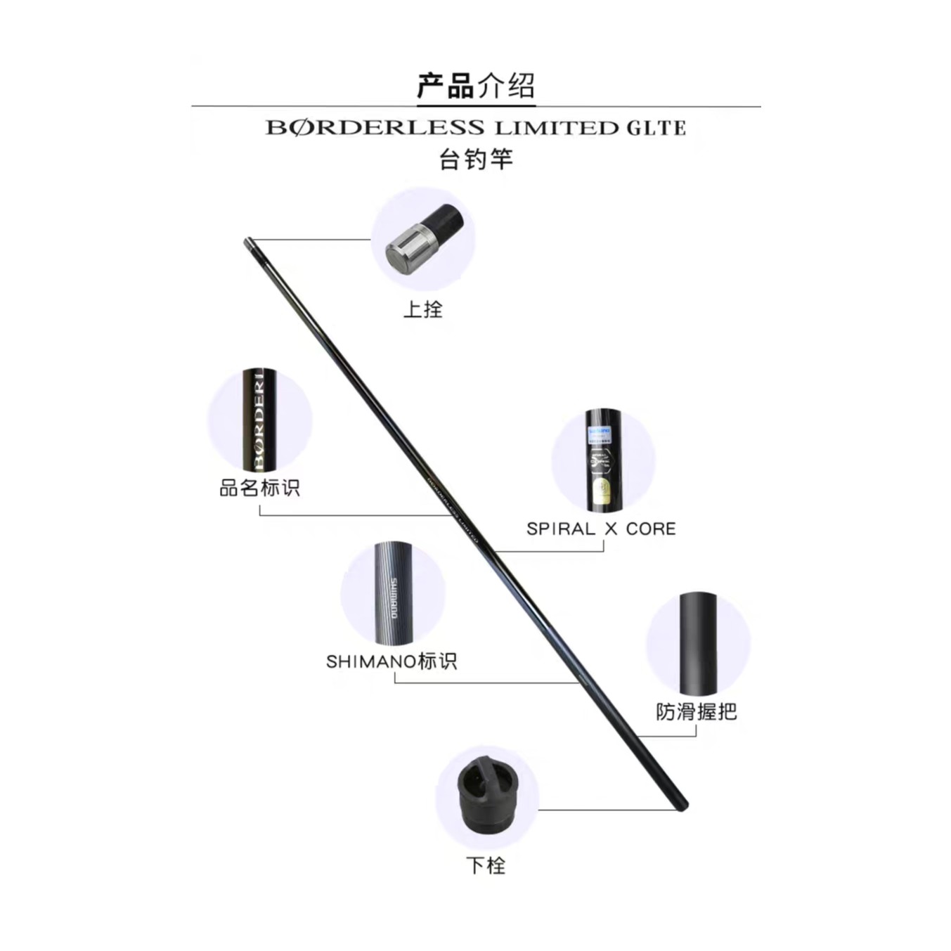 博大师彩虹GLTE6H19调大综合台钓杆高碳鱼竿