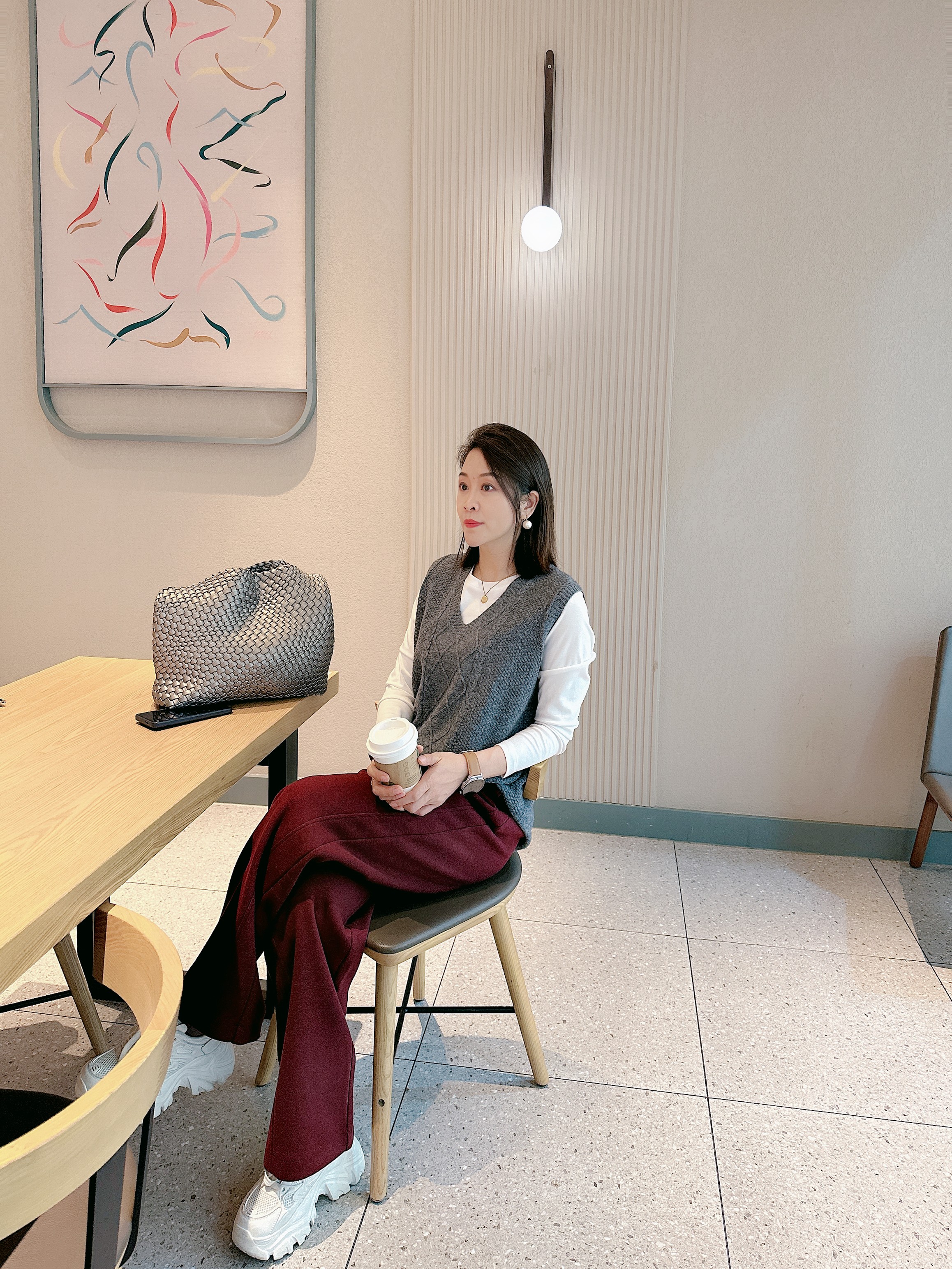 【美欣·MissGao】2024新款高腰宽松休闲显瘦加厚坠垂感直筒裤
