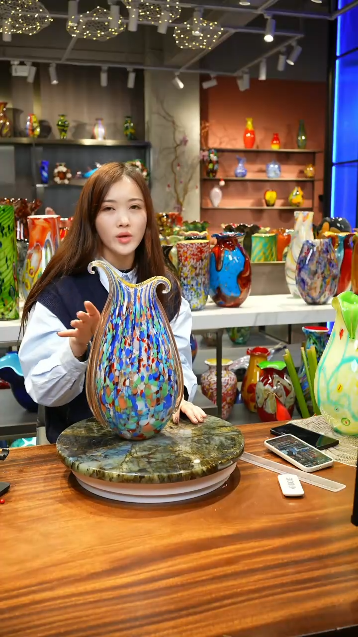 【闪购商品】手作精工花器一级色料，空运包邮，送货上门