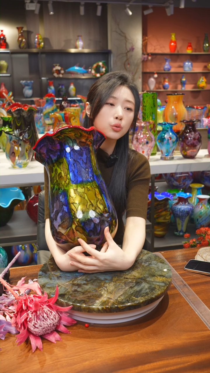 【闪购商品】手作精工花器一级色料，空运包邮，送货上门